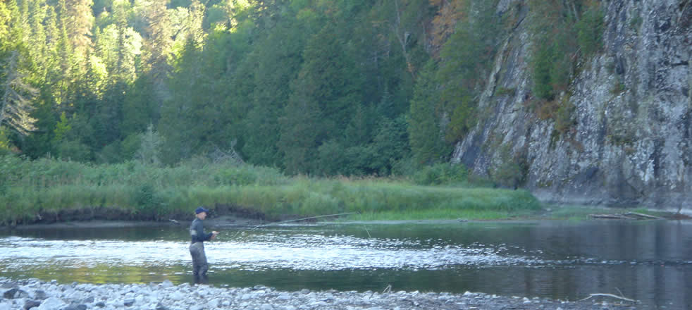 Dave Fishing in Northern Ontario